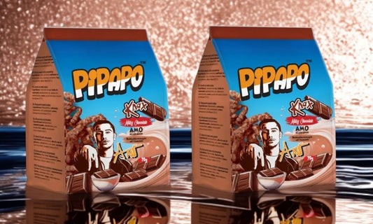 2 x PIPAPO AMO Knax Chips Snack Milch Schokolade - Milky Chocolate