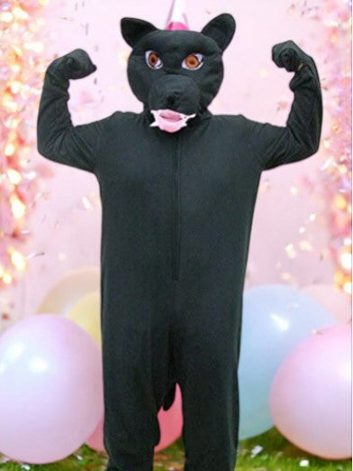 Panther Kostüm Faschingskostüm Fastnacht Karnevalskostüm Katze Karneval Fasching