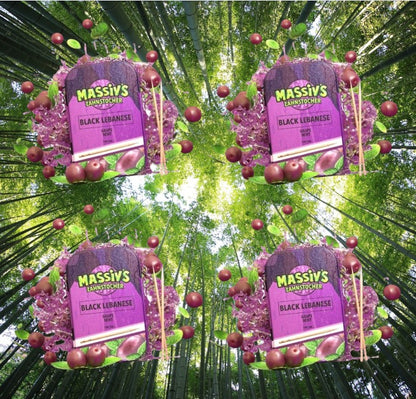 4 x Massiv's Zahnstocher mit Geschmack BLACK LEBANESE Grape Mint ( Nikotinfrei )