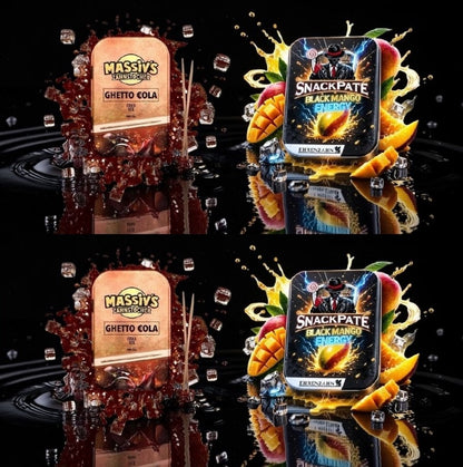 Bundle 4x Zahnstocher 2x Massiv Geschmack Cola Ice + 2x Snackpate Ehrenzahn Mango Energy