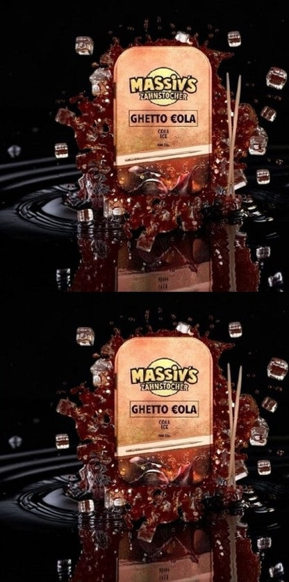 4x Massiv Zahnstocher Geschmack Sommer Watermelon Raspberry + Cola Ice