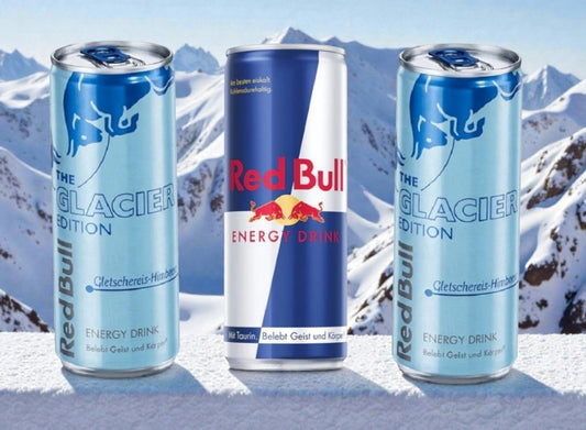 Red Bull Gletschereis Himbeere Energy Drink + Redbull Original (inkl. Pfand)