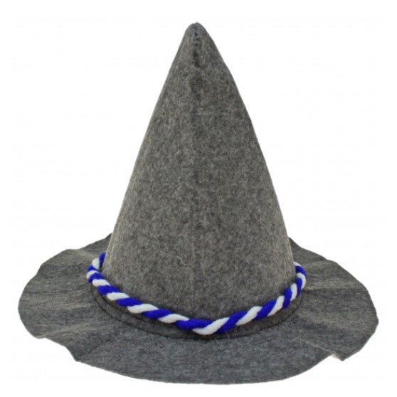 3 x Seppelhut Mütze Fasching Karneval Fastnacht fürs Kostüm blau weiß