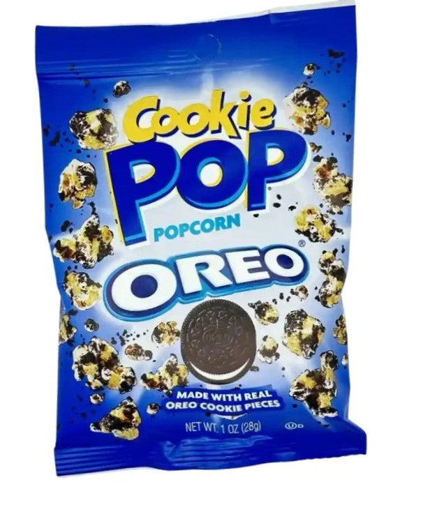 6 x Candy Cookie Pop Oreo Popcorn je 28g - mit Oreo Keksstückchen MHD 23.04.2026