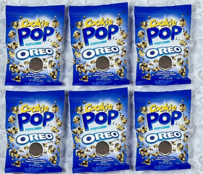 6 x Candy Cookie Pop Oreo Popcorn je 28g - mit Oreo Keksstückchen MHD 23.04.2026