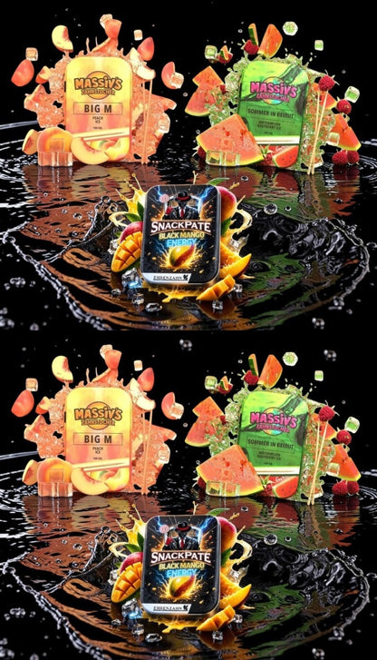 Bundle 6x Zahnstocher 4x Massiv's Geschmack + 2x Ehrenzahn Mango Energy Snackpate
