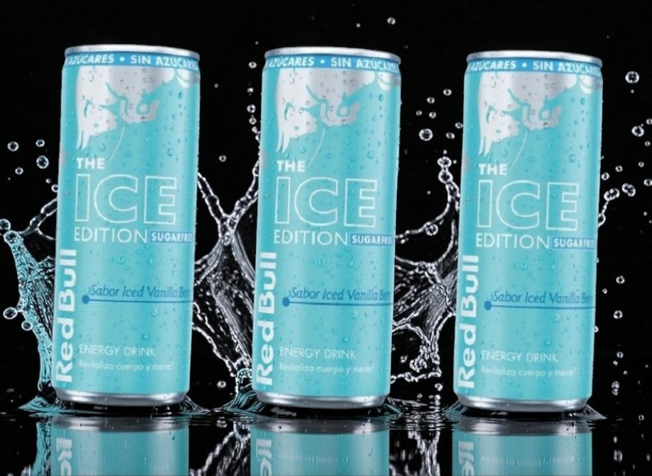3 x Red Bull Iced Vanilla Berry (Zuckerfrei) Energy Drink aus Spanien (inkl. Pfand)