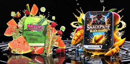 Bundle Massiv's Zahnstocher Geschmack Watermelon + Ehrenzahn Mango Energy Snackpate