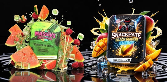 Bundle Massiv's Zahnstocher Geschmack Watermelon + Ehrenzahn Mango Energy Snackpate