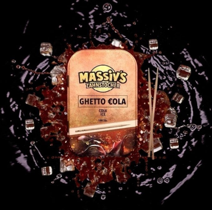 4 x Massiv Zahnstocher Geschmack Berrymix, Grape, Blueberry, Cola Ice