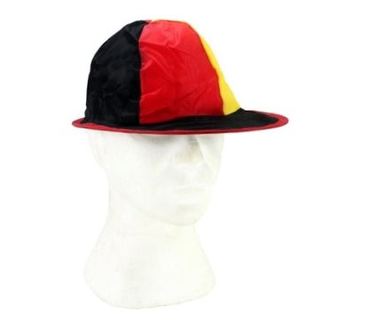 3 x Deutschland Fußball Kappe Mütze schwarz-rot-gold Popup WM