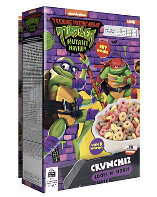 TMNT Movie Crunchiz Loops N' Hoops 375g