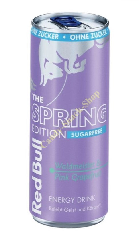 Red Bull Waldmeister & Pink Grapefruit Energy Drink Sugarfree 250ml Dose (inkl. Pfand 0,25€)