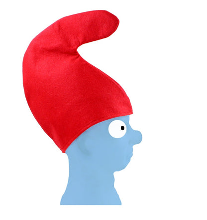 1 x Zwergenmütze Zwerg Mütze Schlumpf Fasching Karneval Fastnacht fürs Kostüm Märchen weiß oder rot (Kopie)