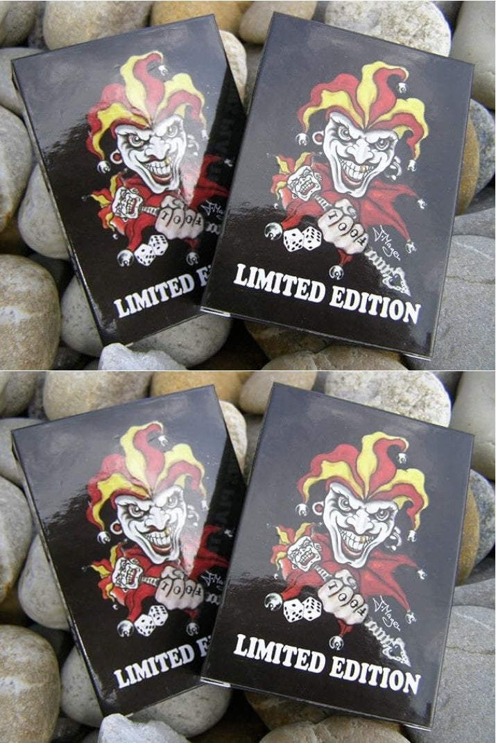 4 x Spiel Poker Karten 100% Plastik Tattoo Design Pokerkarten
