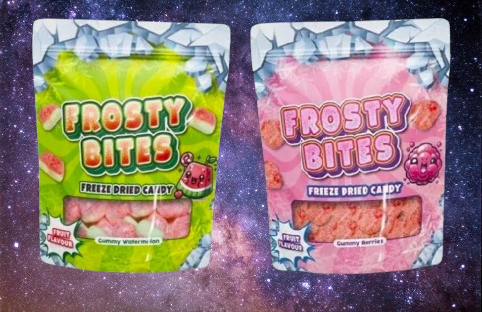 Bundle 2x 50g Frosty Bites 1x Watermelon + 1x Berries gefriergetrocknete Bonbons