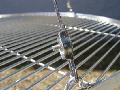Edelstahl Grillrost 65 cm für Feuerschale Schwenkgrill Grill Eigenbau