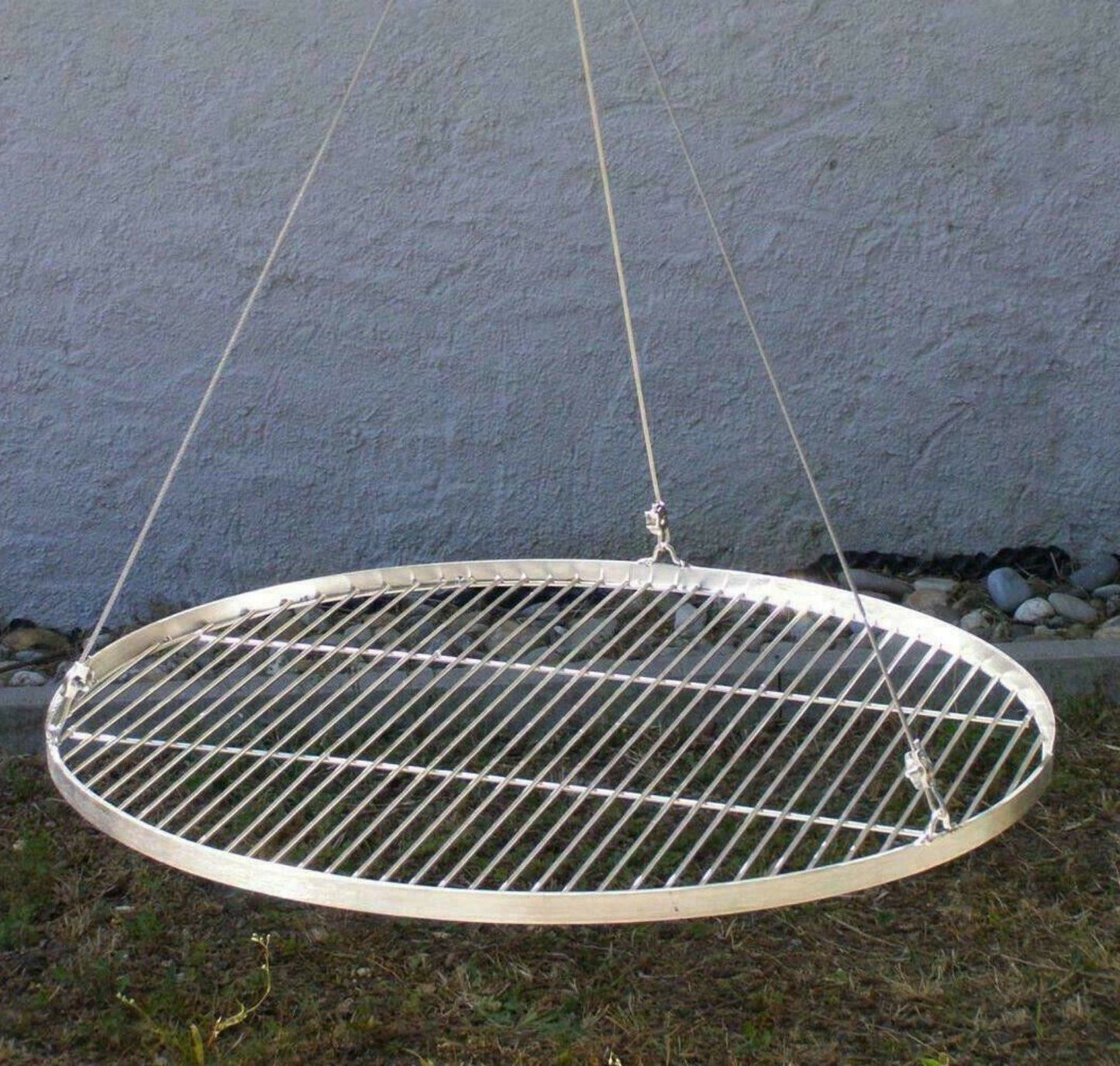 Edelstahl Grillrost 65 cm für Feuerschale Schwenkgrill Grill Eigenbau