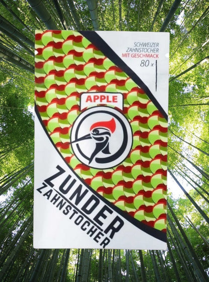 3 x Zunder Zahnstocher mit Geschmack Lime Apple Melon
